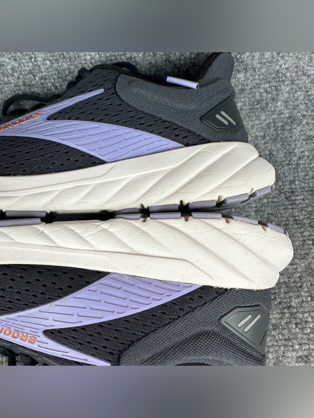 Brooks Anthem 6 Women's Running Shoes Ebony Lavender Copper Sneakers Size 8.5 - Picture 15 of 16